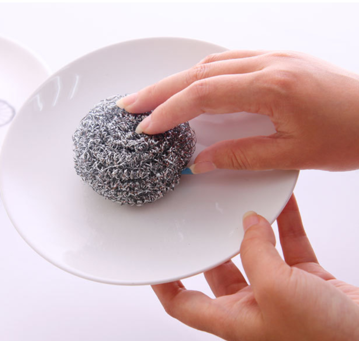 12pcs stainless steel scrubber cleaning scourer