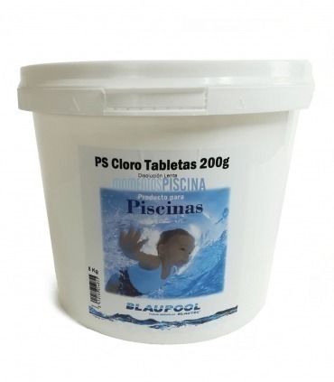 Chlorine tablets - Slow dissolving 200gr biocide trichloro 5Kg
