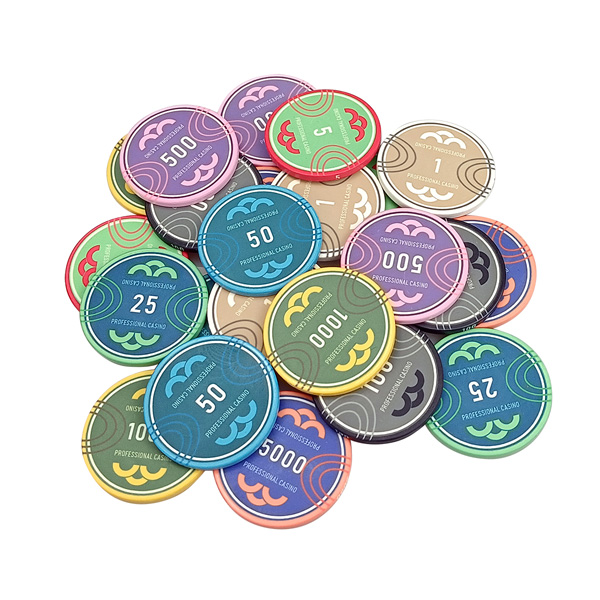 Wholesale professional casino 39mm cheap ceramic poker chips 10g