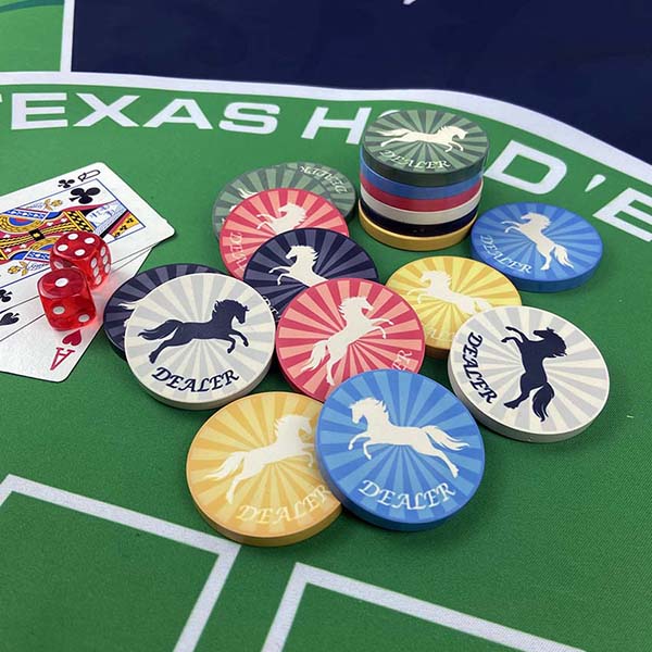 Factory-direct 48.5mm Ceramic Horse Poker <a href='/dealer-button/'>Dealer Button</a>: Buy 26g Round Chips & Accessories Online