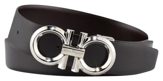 Men's Belts in Brown | Tumbled leather belt with logo buckle | Dolce&Gabbana