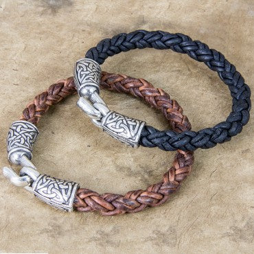 Braided Leather Bracelet | Fun Family Crafts