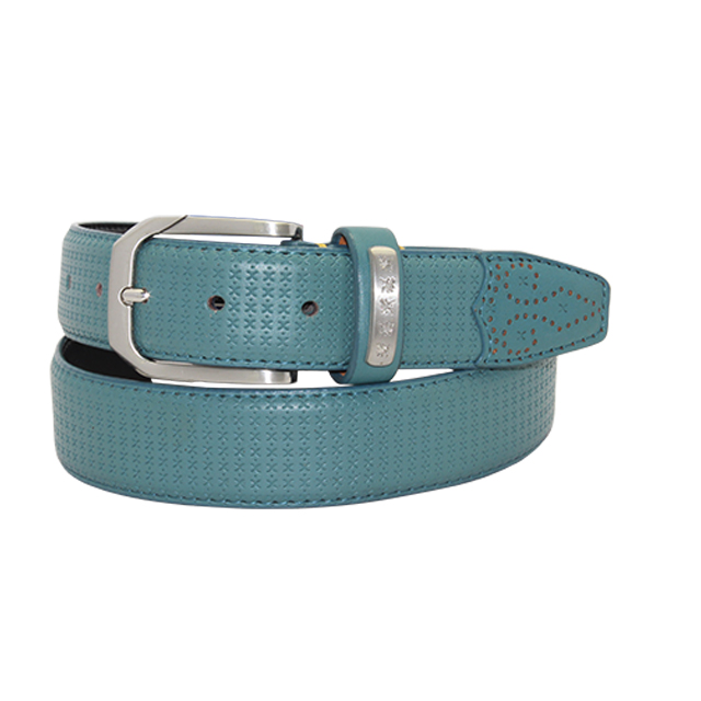 Premium Wide <a href='/leather-belt/'>Leather Belt</a> | Geometric Laser Cut Design | Factory Direct Pricing