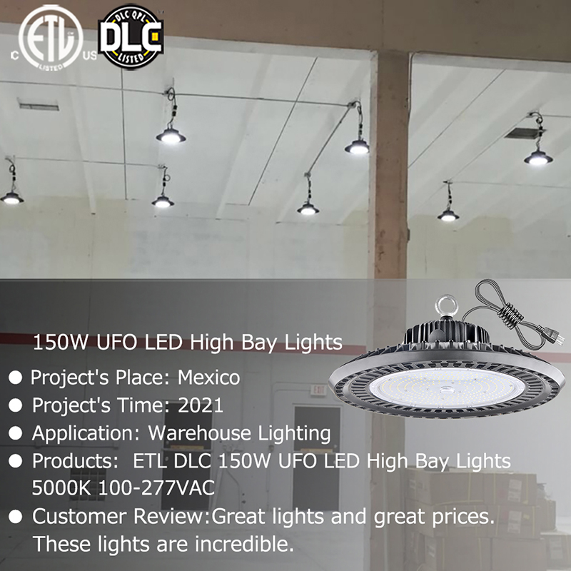 100 watt - 240 watt UFO LED High Bay Lights IP65 | Eneltec Group