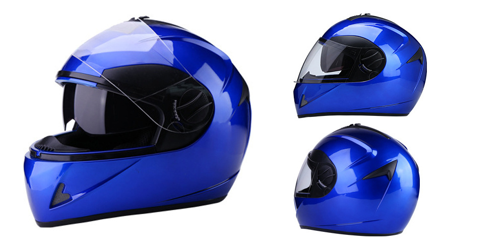 2021 China Supplier Wholesale Full Face Motorcycle Dual Visor Helmet