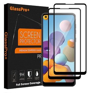 Tempered glass screen protector Samsung Galaxy A21s (2.5D) - Extradigital