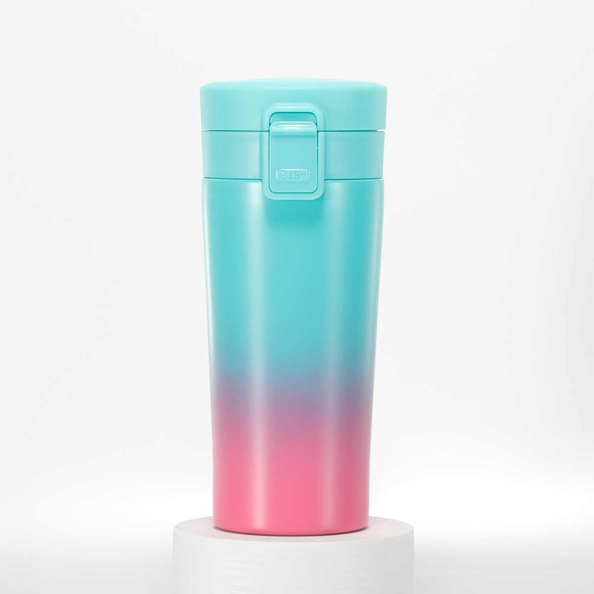 Factory-Direct Gradient Vacuum Travel Mug with Jumping Lid – Reusable & <a href='/thermos/'>Thermos</a> Insulated