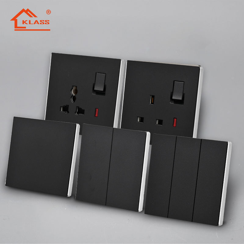 Wholesale Pvc 86type Wall Home <a href='/electrical-switch/'>Electrical Switch</a> And Usb Socket Mount Box Outlet German Pakistan Style