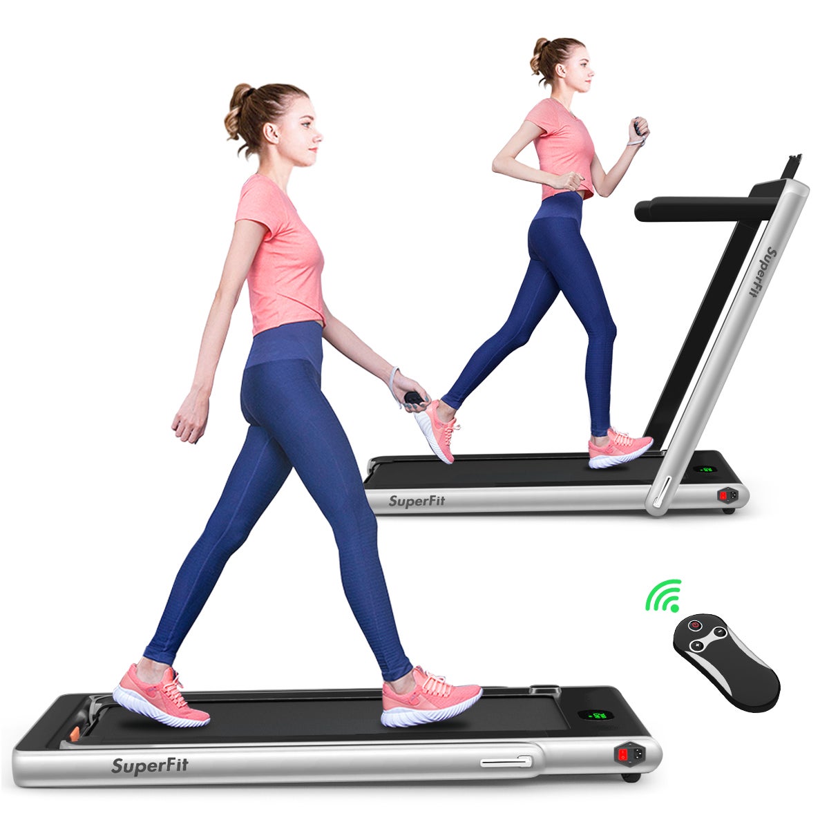 Folding Electric Treadmill Motorised Running Machine Home Gym Cardio Fitness - Designing A Home Gym