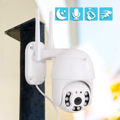 Security Floodlight Wireless Camera HD 1080p  SNAPPYFINDS.COM 