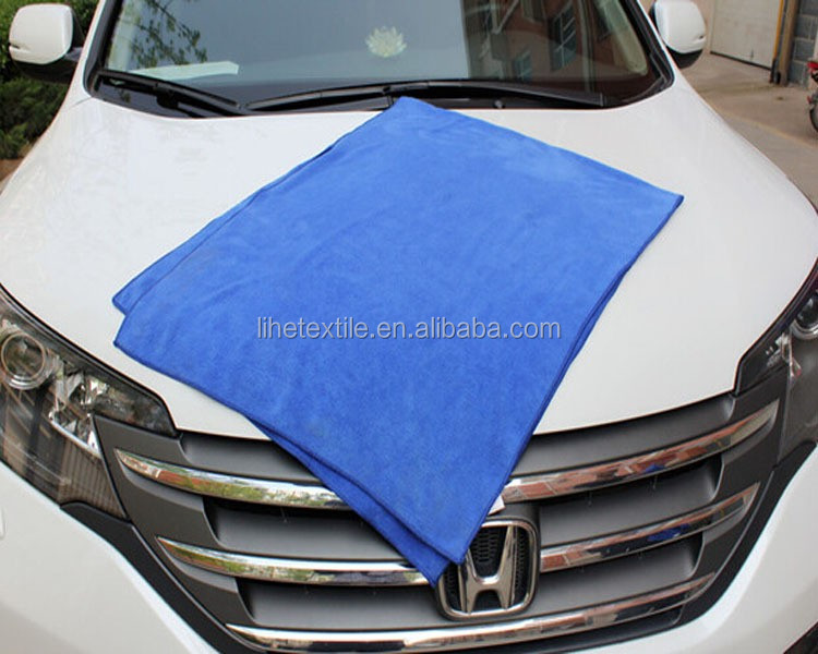 Cheap Customized Logo Promotional Microfiber Car Towel Thick Wash Cloth