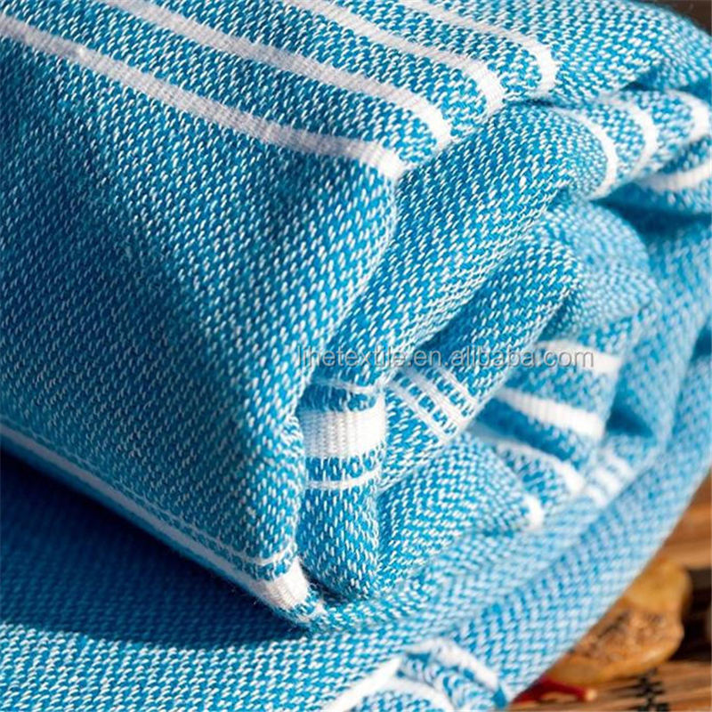 Turkish Beach Towels 100x180cm 100% Cotton fouta towel with tassels (3)