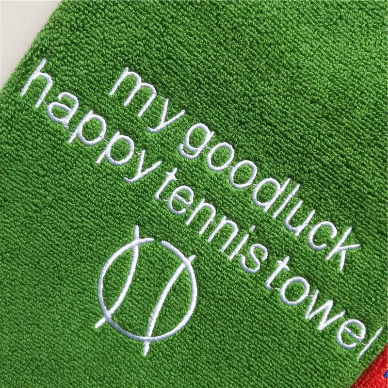 Custom 100% cotton embroidery logo gym towel sport towels (6)