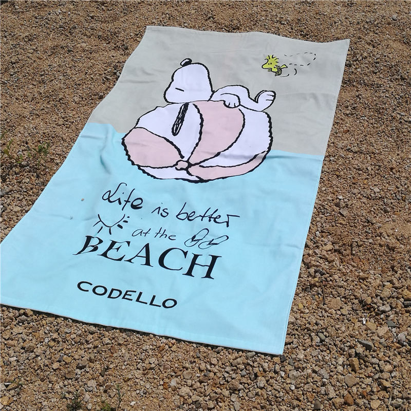 Laiwu Lihe cotton custom design beach towel (2)