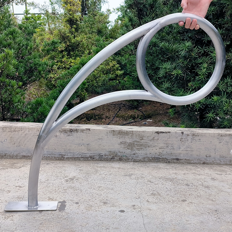 Factory Direct: Stainless <a href='/custom-sheet-metal/'>Custom Sheet Metal</a> Bike Rack <a href='/fabrication/'>Fabrication</a>