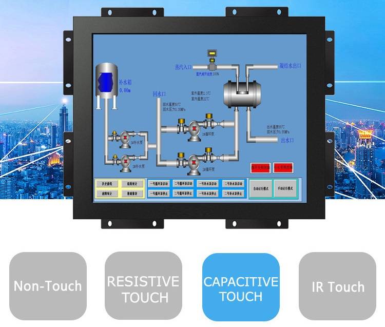 10.1 12.1 15.6 17 18.5 19 21.5 23.5 27 32 43 Open Frame Monitor Wall Mounted Embedded LCD Monitor