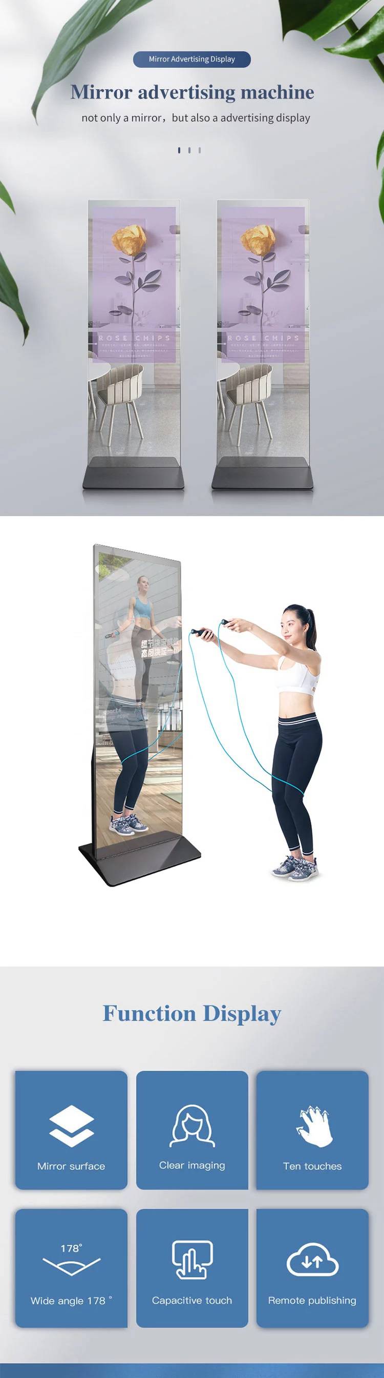 Smart Mirror with Touch Screen 6