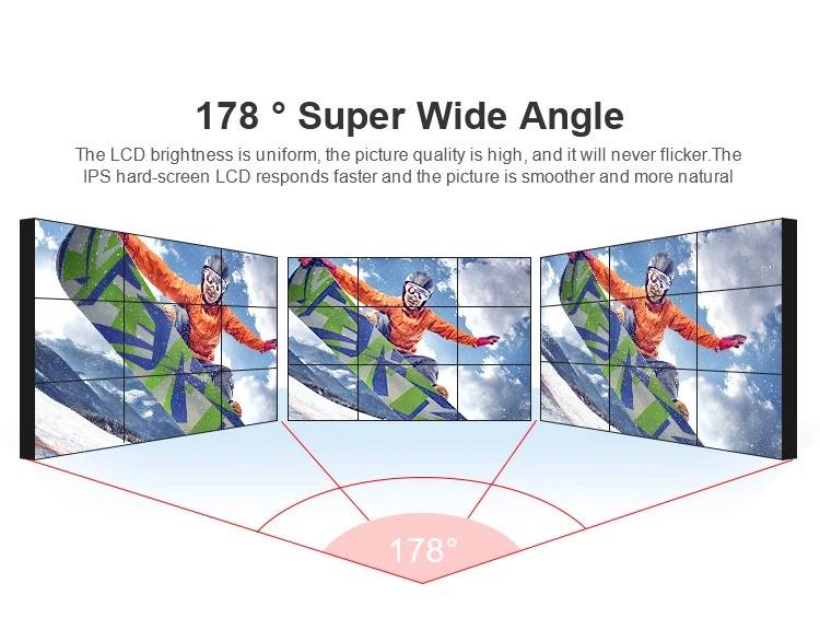 Ultra narrow bezel 46 inch 49 inch 55 inch Lcd Video Wall for Advertising Display TV Screena (5)