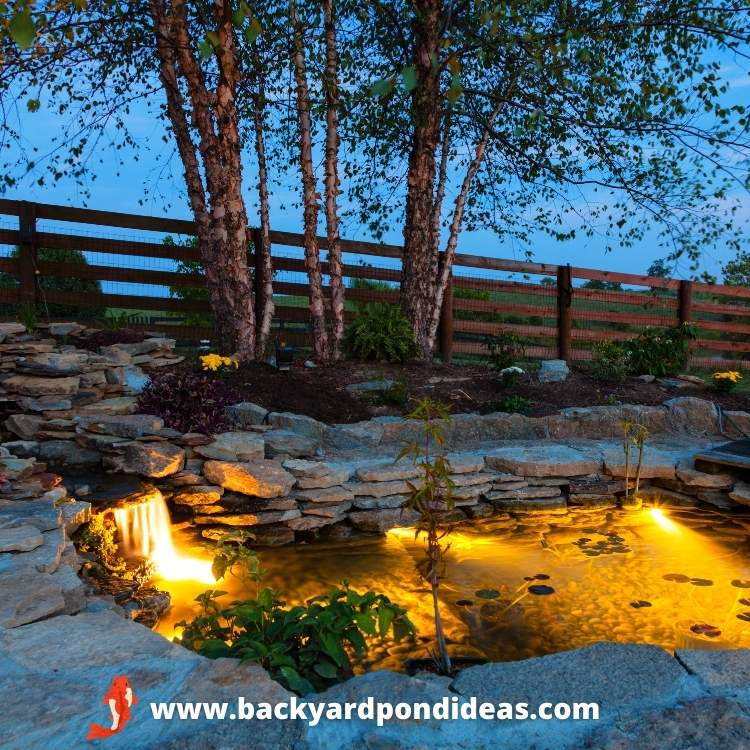 extra large pond liner | backyard pond kits