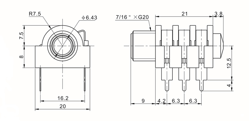 Panel-Mount-6-Pin-6