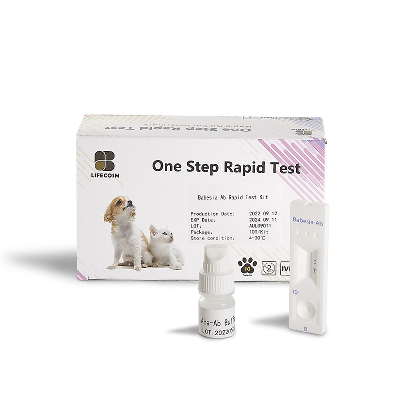 <a href='/lifecosm/'>Lifecosm</a> Canine Babesia gibsoni Ab Test Kit for veterinary use