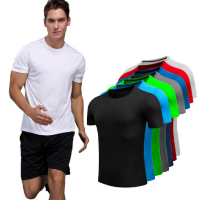 Wholesale custom printing logo tshirt quick dry t shirt sports t-shirts in bulk