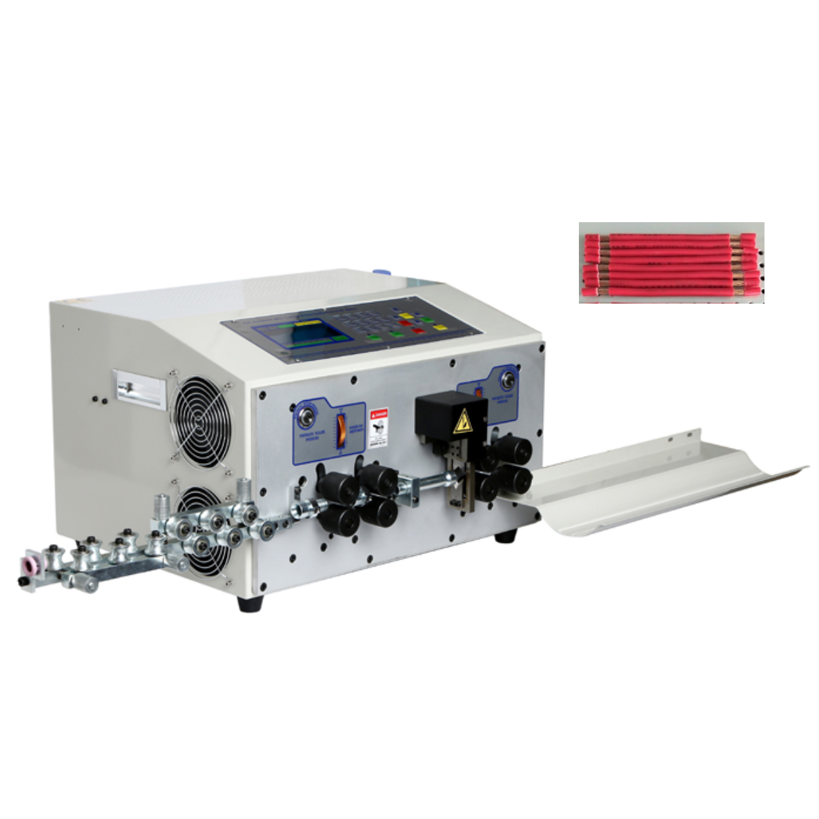 Wire <a href='/cutting-and-stripping-machine/'>Cutting And <a href='/stripping-machine/'>Stripping Machine</a></a> LJL508-MAX2 (25mm2) With Eight Drives