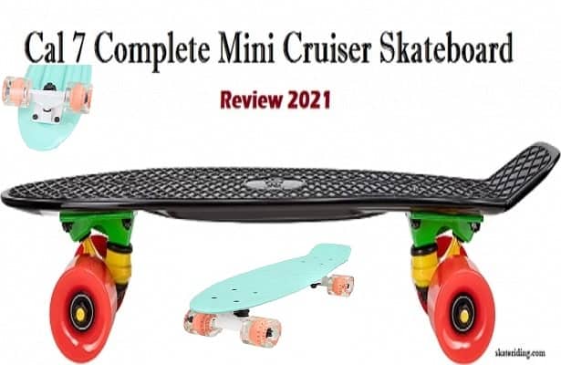 Cal 7 Complete Mini Cruiser Plastic Skateboard