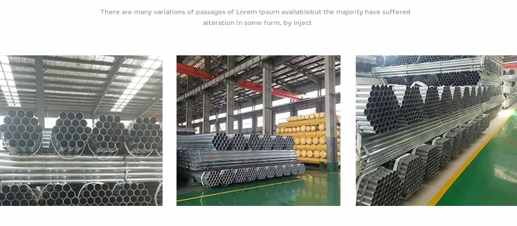 factory supply Construction material black galvanized steel pipe wholesale price steel round pipe