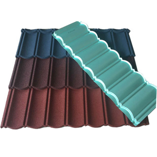 Traditional Chinese Hot Sale 0.4mm Roman Stone Coated Metal Roof Tiles