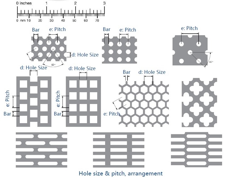 Diamond Hole Galvanized Perforated Metal Mesh / Perforated Metal Aluminum Mesh