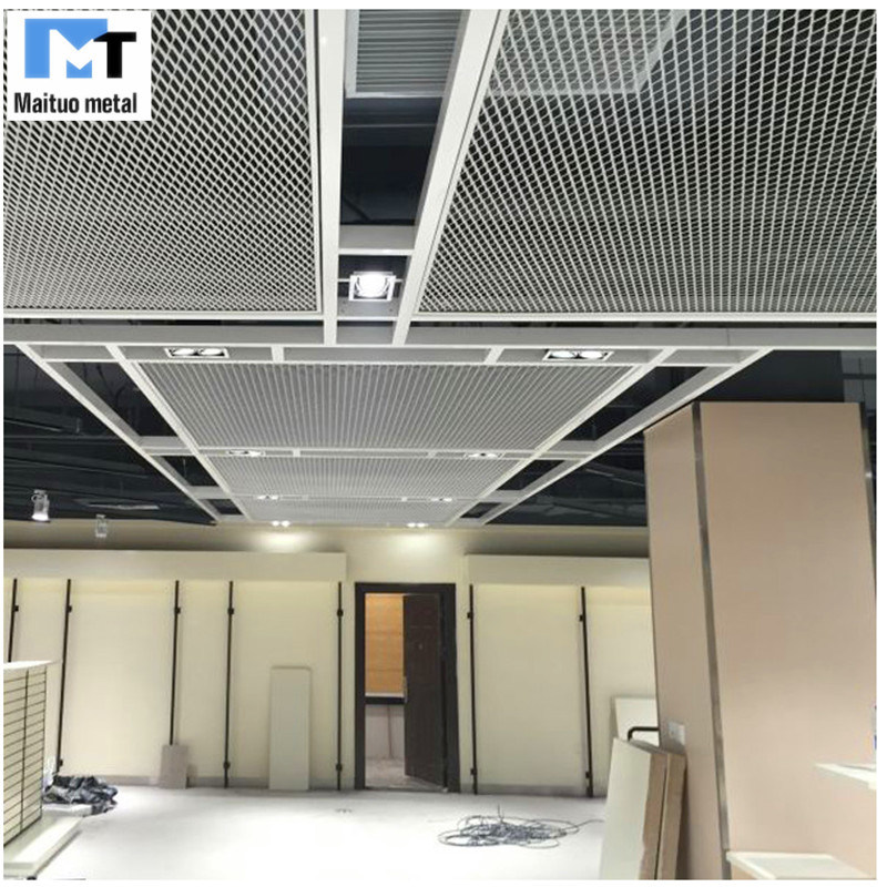 Aluminium Ceilings Decorative Metal Mesh Many Colors