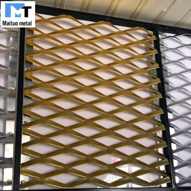 Aluminium Ceilings Decorative Metal Mesh Many Colors