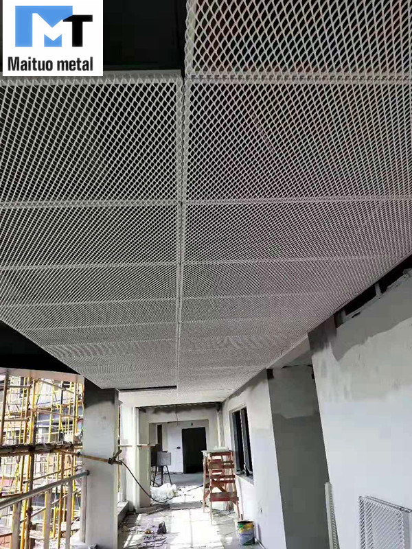 Aluminium Ceilings Decorative Metal Mesh Many Colors