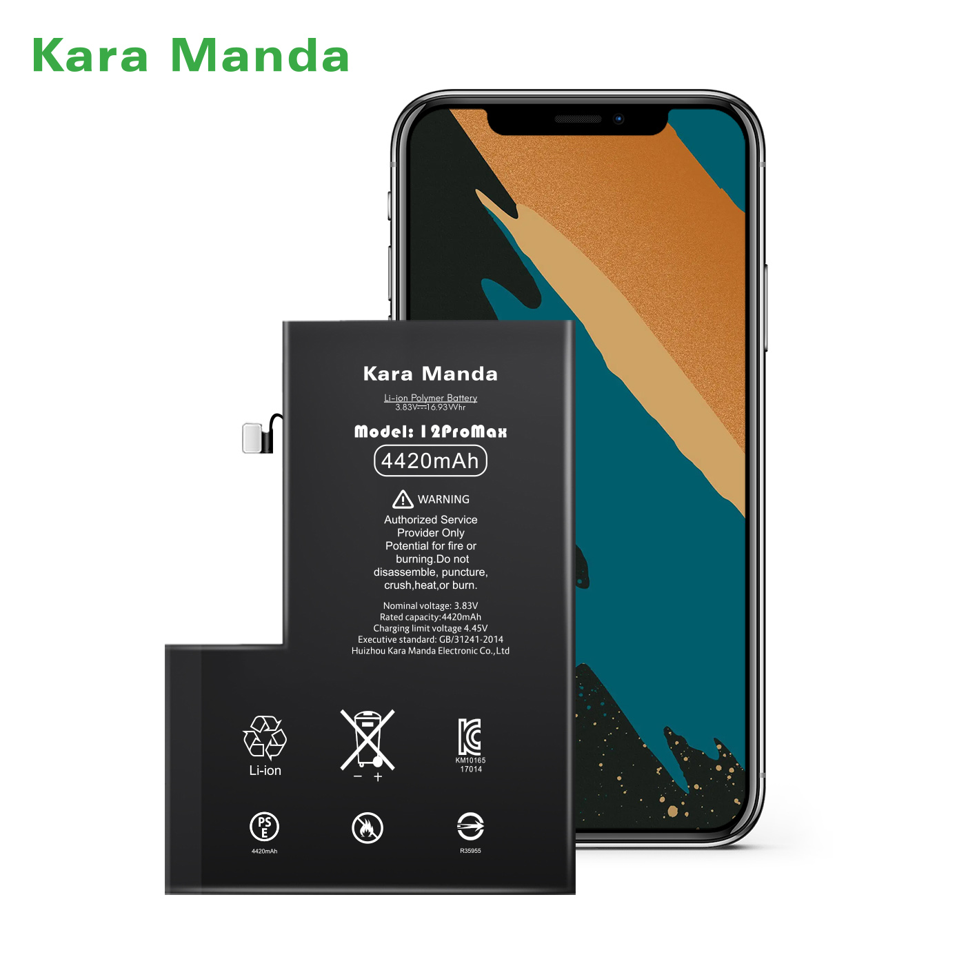 <a href='/iphone-12pro-max-replacement-battery/'>iPhone 12Pro Max Replacement Battery</a> High Capacity 4420mAh-Wholesale OEM|Kara Manda