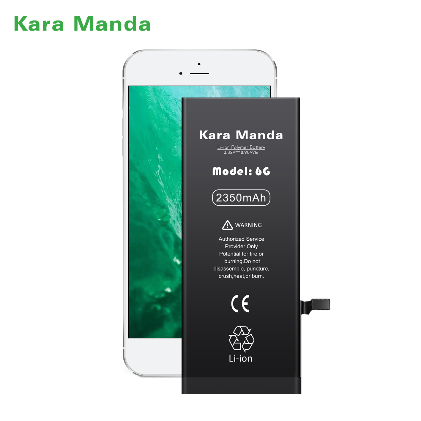 High Capacity iPhone 6 Replacement Battery - Factory Direct Wholesale | <a href='/kara-manda/'>Kara Manda</a>