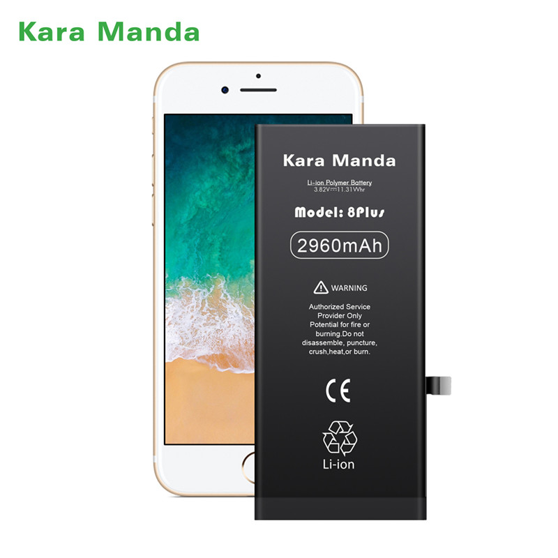 Factory Direct: Original 2960mAh Replacement Battery for iPhone 8 Plus - Wholesale OEM Kara Manda