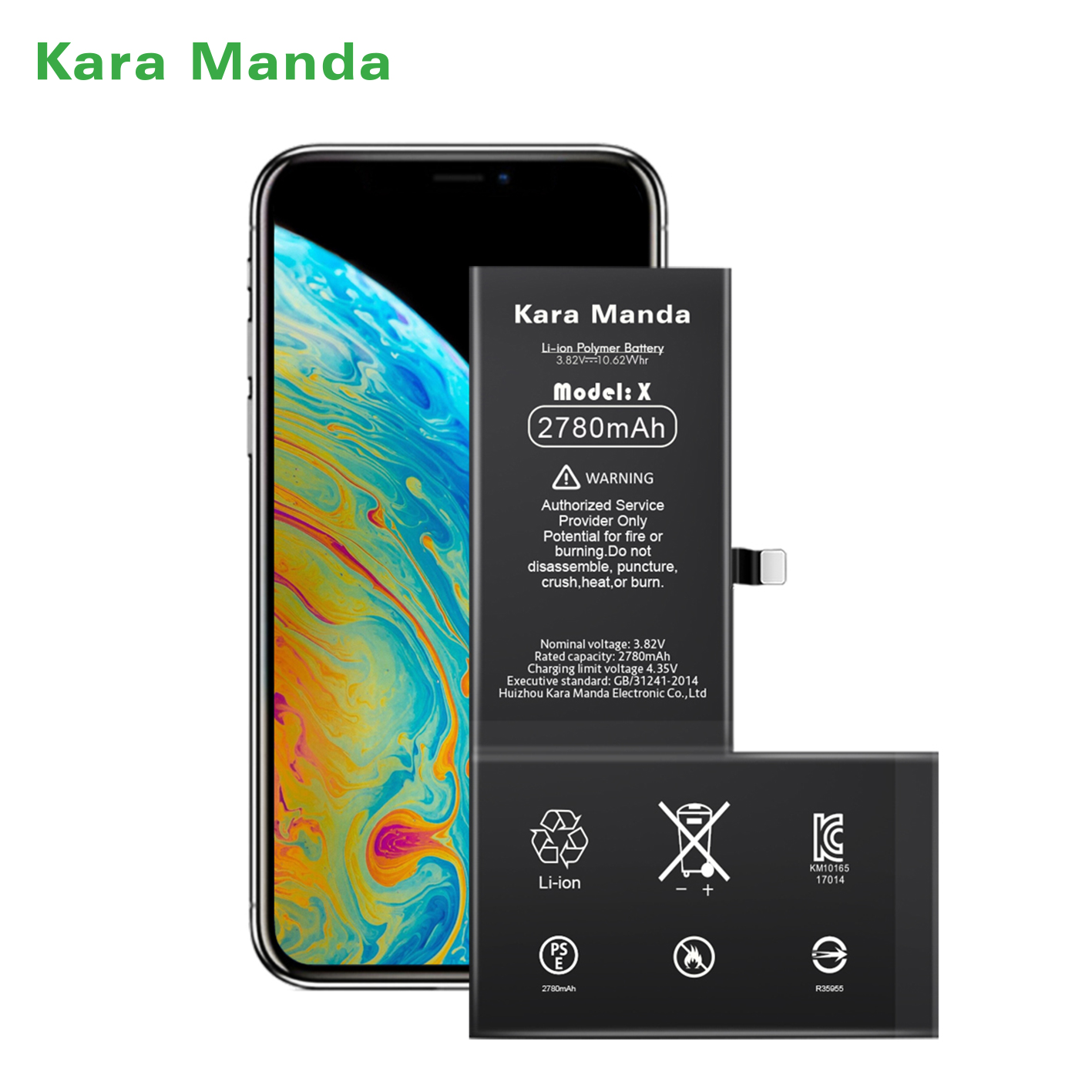 IPhone X Replacement Battery Original Capacity 2780mAh-<a href='/wholesale-oem/'>Wholesale OEM</a>|<a href='/kara-manda/'>Kara Manda</a>