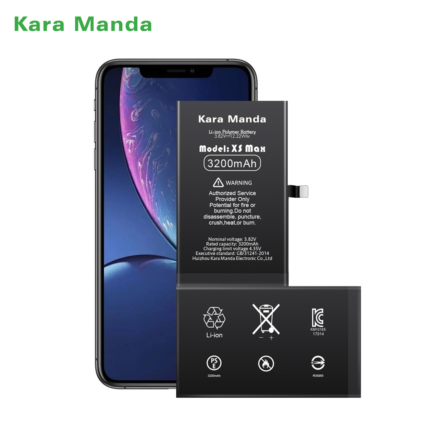 IPhone XS MAX Replacement Battery Original Capacity 3200mAh-<a href='/wholesale-oem/'>Wholesale OEM</a>|Kara Manda