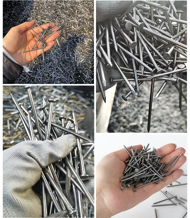 steel common wire nails 4" building polished flat head carpentry siding wood nails for wood galvanised iron construction nail