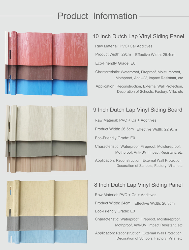 Bossyin Plastic Decorative Vinyl Siding Panel