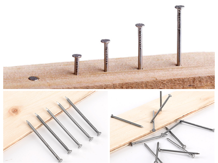 steel common wire nails 4" building polished flat head carpentry siding wood nails for wood galvanised iron construction nail