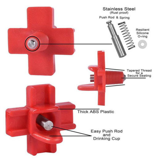 Horizontal side mount nipple drinker (1)2285