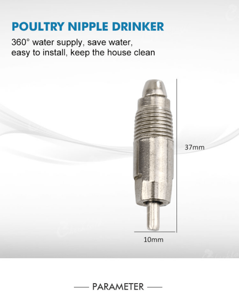 Stainless steel poultry water nipple drinker  (1)1628