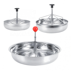 Stainless steel piggery feed bowl2147