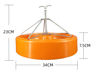 Plastic piglet feeder1021