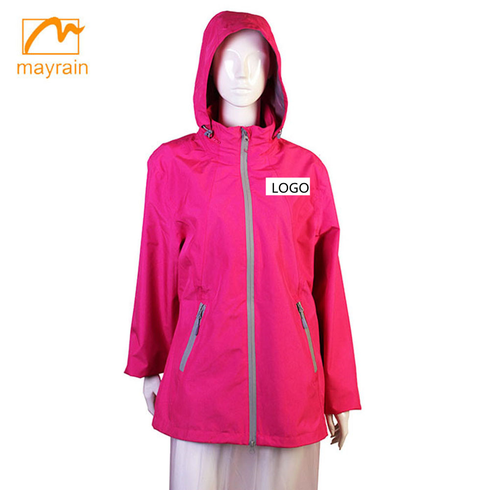 custom rain coat 170t polyester customized color poncho family pack rain poncho for adult women and men
