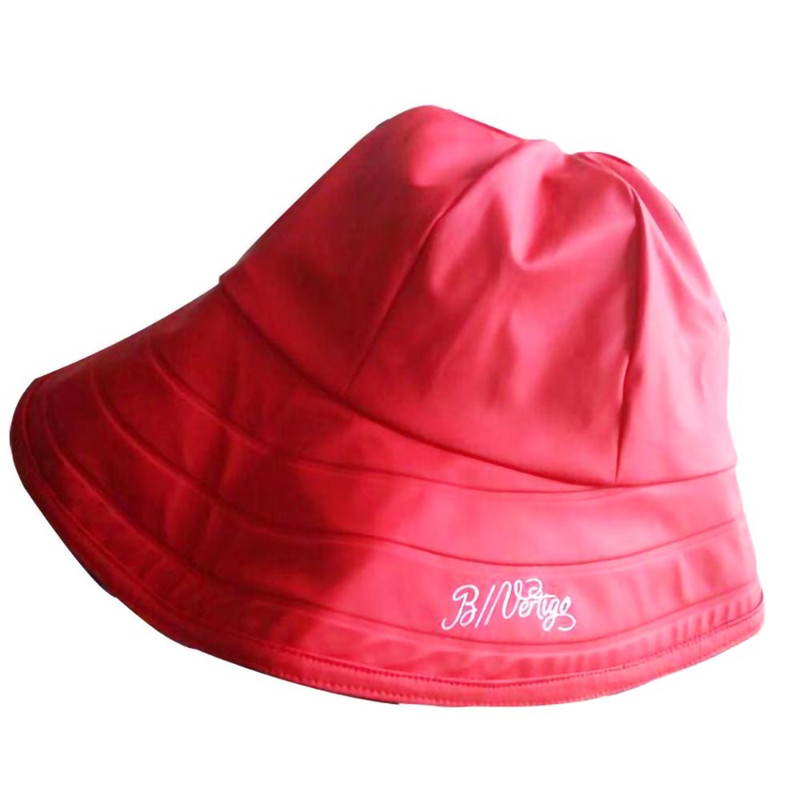 Factory Direct PU Rain Waterproof Fisherman Bucket Folded Hat - Guaranteed Quality and Durability!