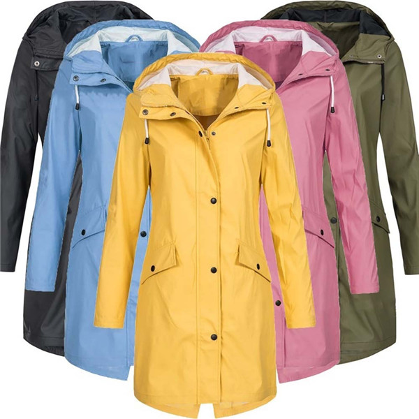 Pu Long <a href='/outdoor-rain-coat/'>Outdoor Rain Coat</a> Jackets Women