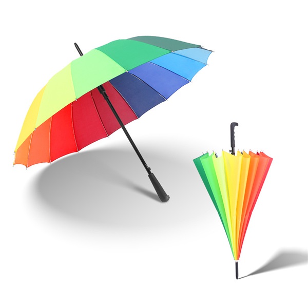 Market rainbow color <a href='/24ribs-stick-rain-umbrella/'>24ribs stick rain umbrella</a>